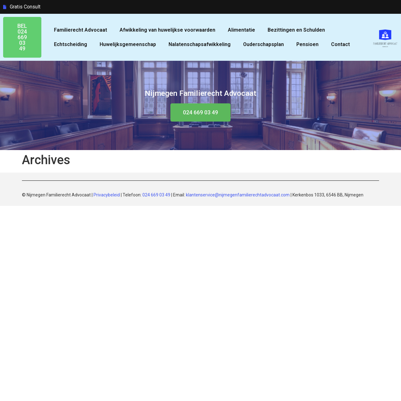 Nijmegen Familierecht Advocaat